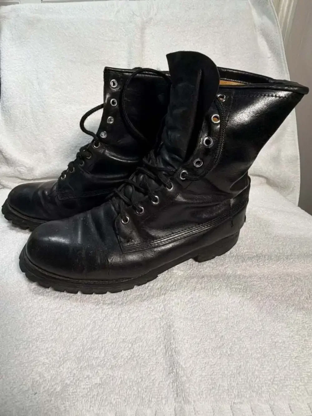 Vintage Chippewa 29370P Men's Leather Combat/Paratrooper Boots
